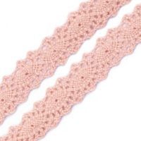 Rózsaszín pamut csipke