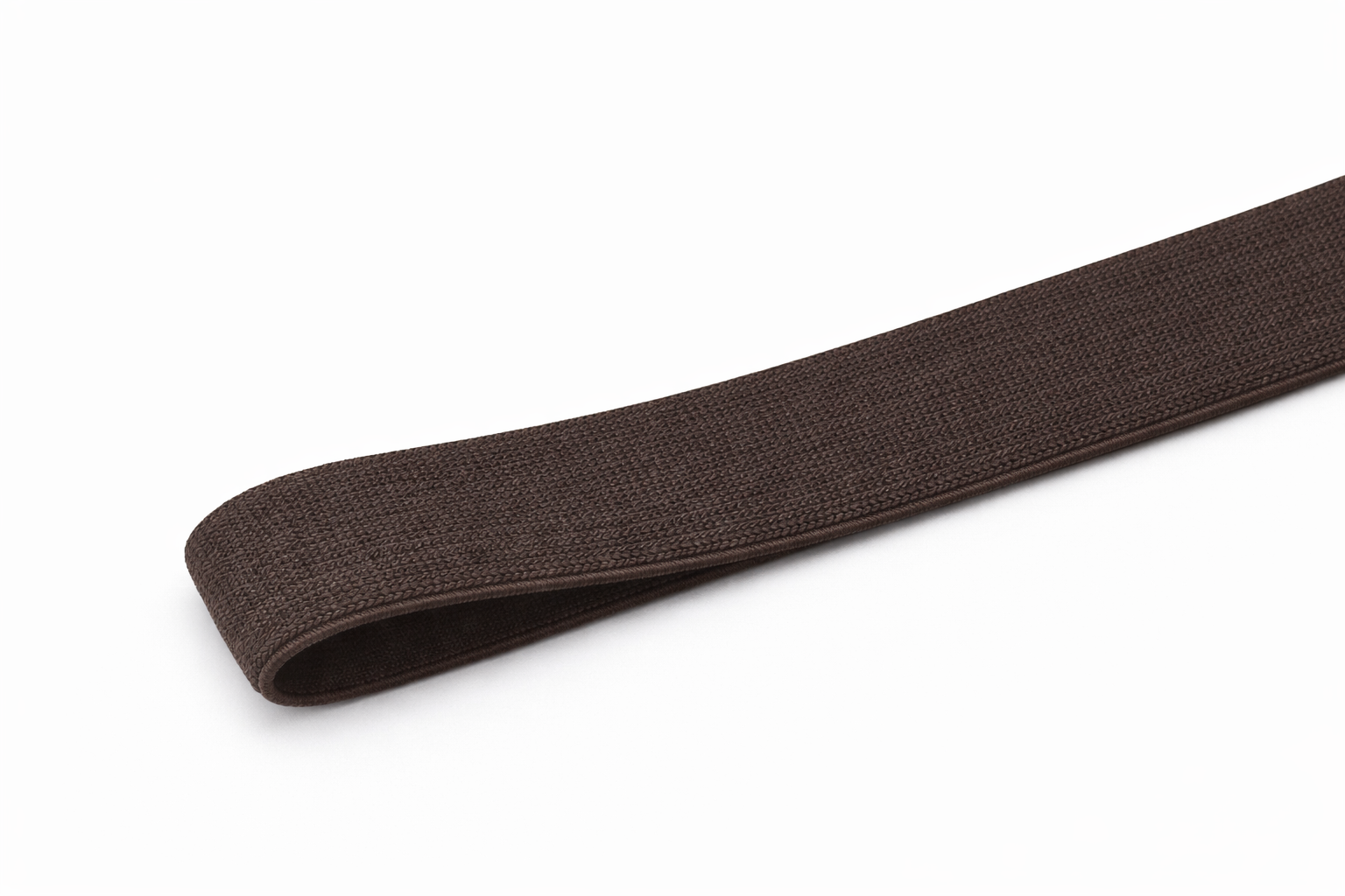 Jacquard gumiszalag 30mm barna