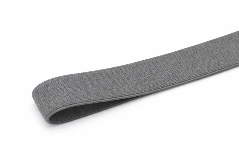 Jacquard gumiszalag 30mm középszürke