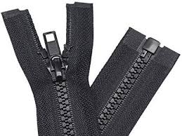 Műanyag bontható cipzár 35cm