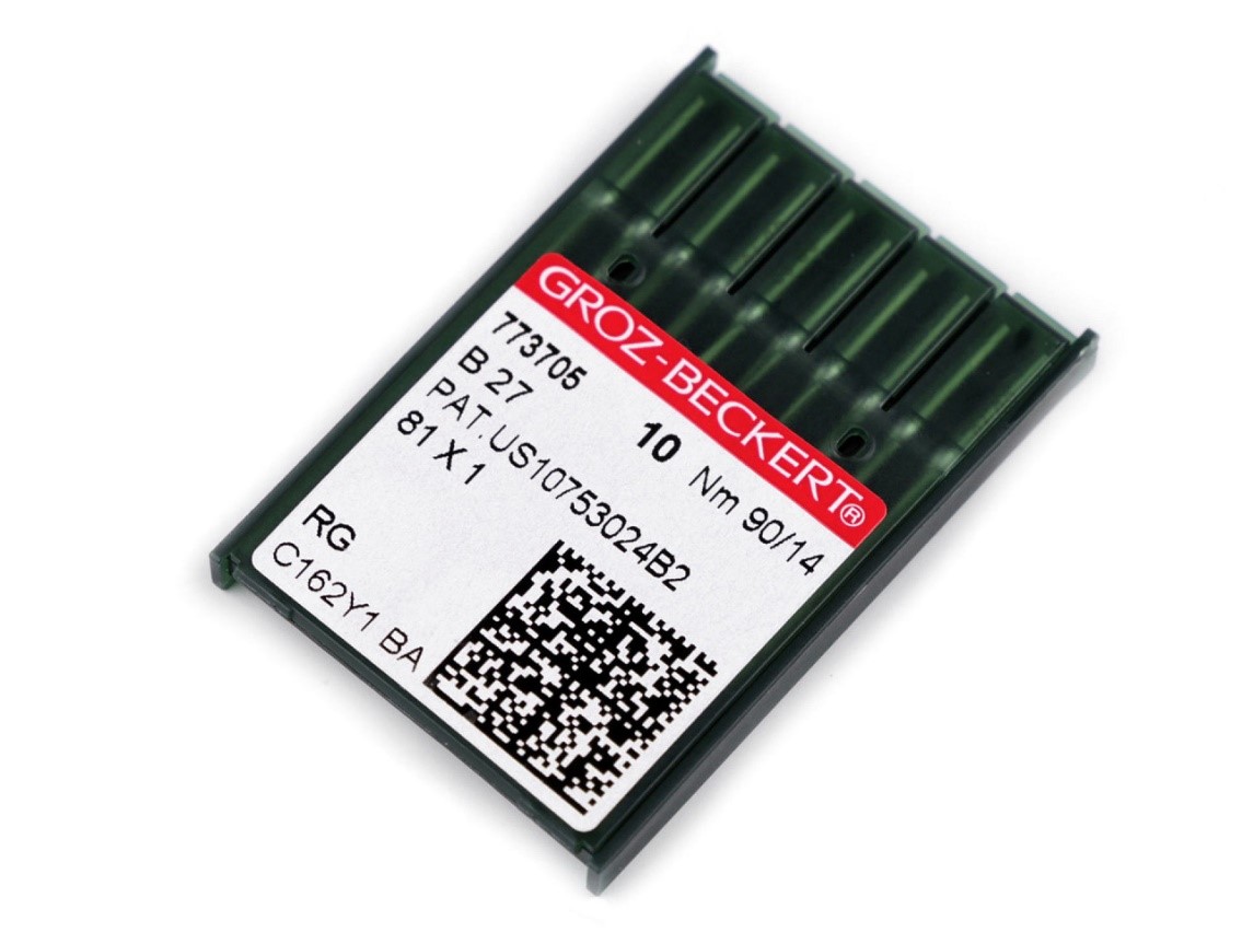 Groz Beckert ipari varrógéptű B27-es hegyes tű 90-es