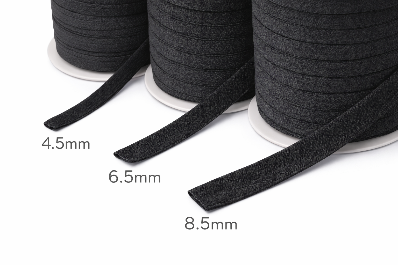 Gumipertli 8,5mm fekete